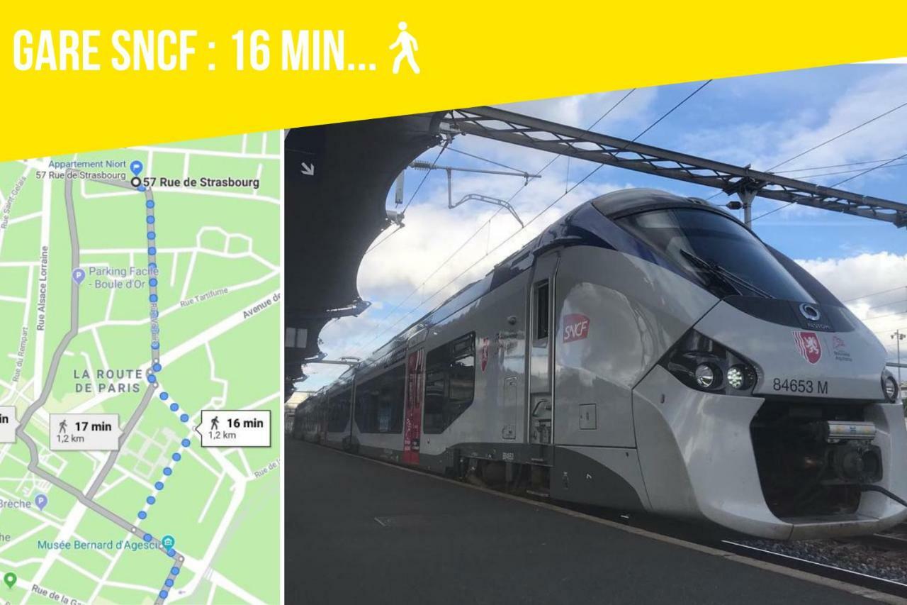 Votre Escale - Le Petit Montmartre Apartment Niort Ngoại thất bức ảnh